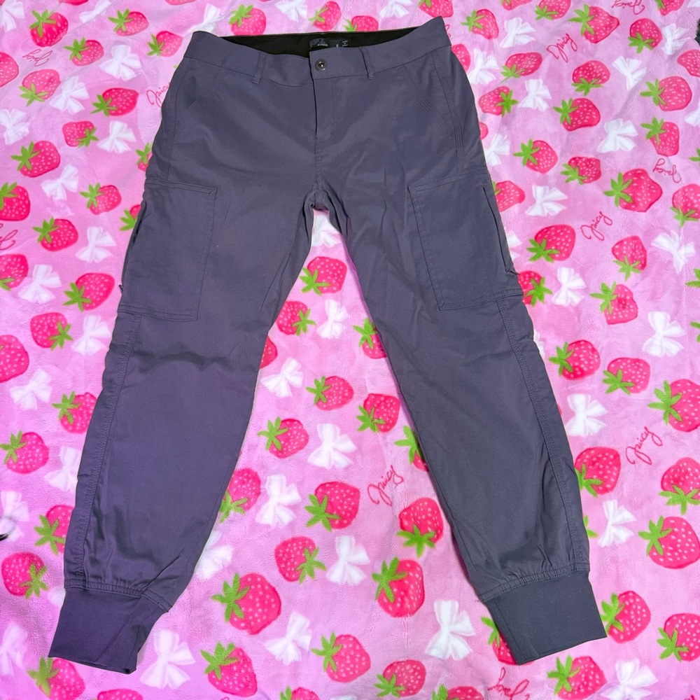 PrAna Sky Canyon Joggers Coal Grey Women’s 6 UPF 50 Water Repellent Outdoor Pant